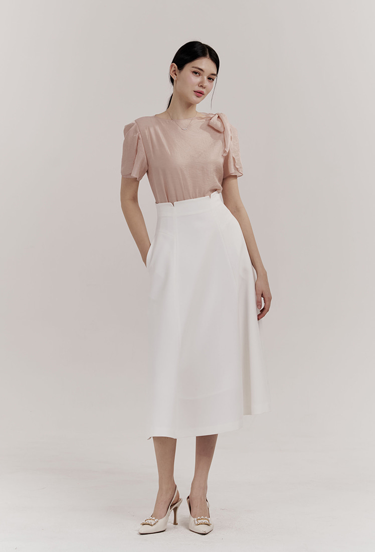 ★GRACE U★日本未入荷★Juliet Tie Blouse 2COLOR Juliet Tie Blouse (Pink) - GRACE U