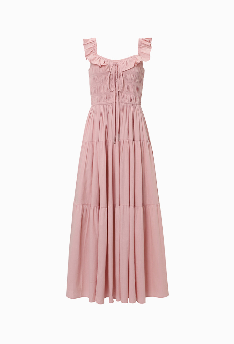 Liana Frill One-piece (Pink) - GRACE U