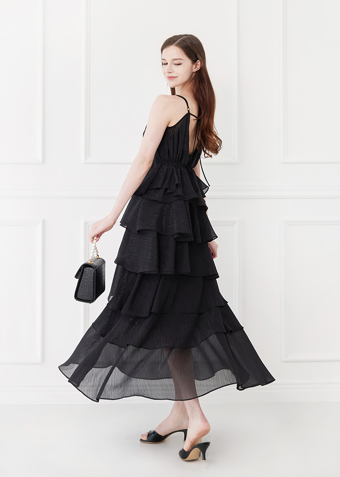 Sofia Long Skirt (Black)