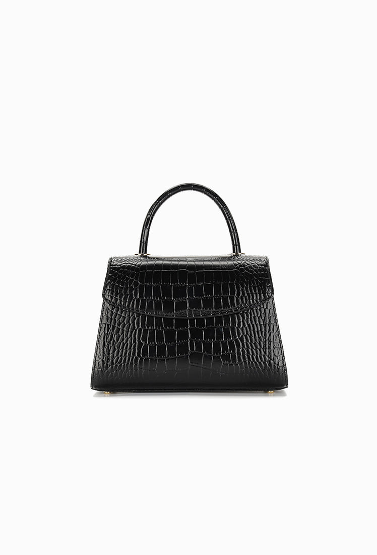 Grace Plie Middle Bag (Black)