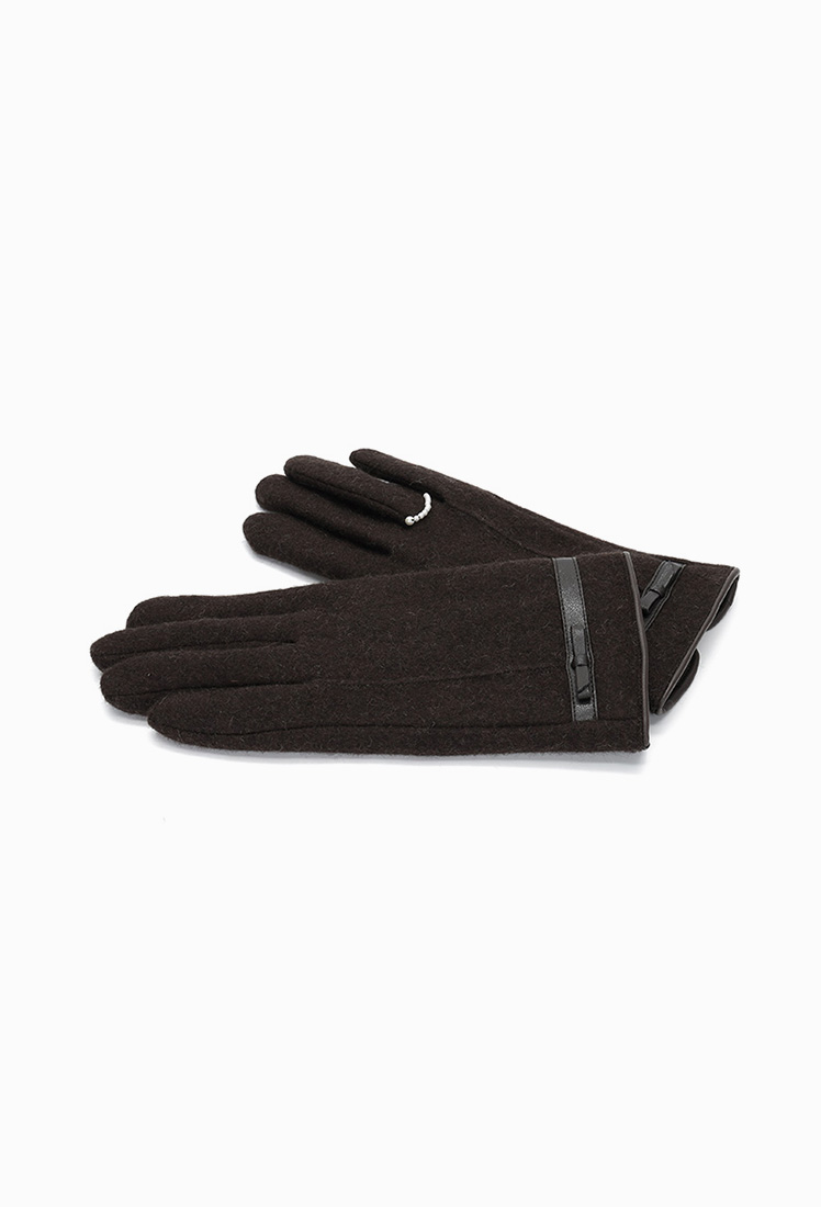 Estelle Pearl Gloves (Brown)