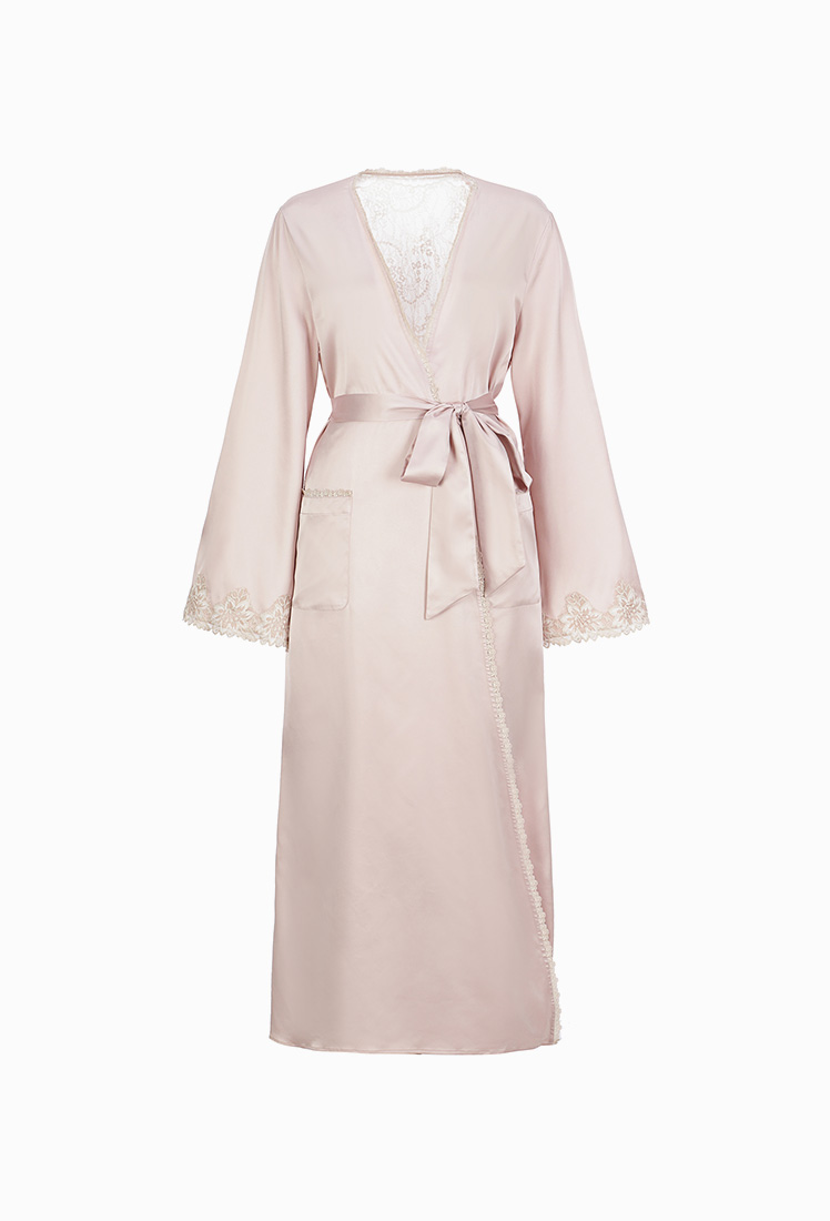 [GRACE SLIP] Long Robe (Pink)