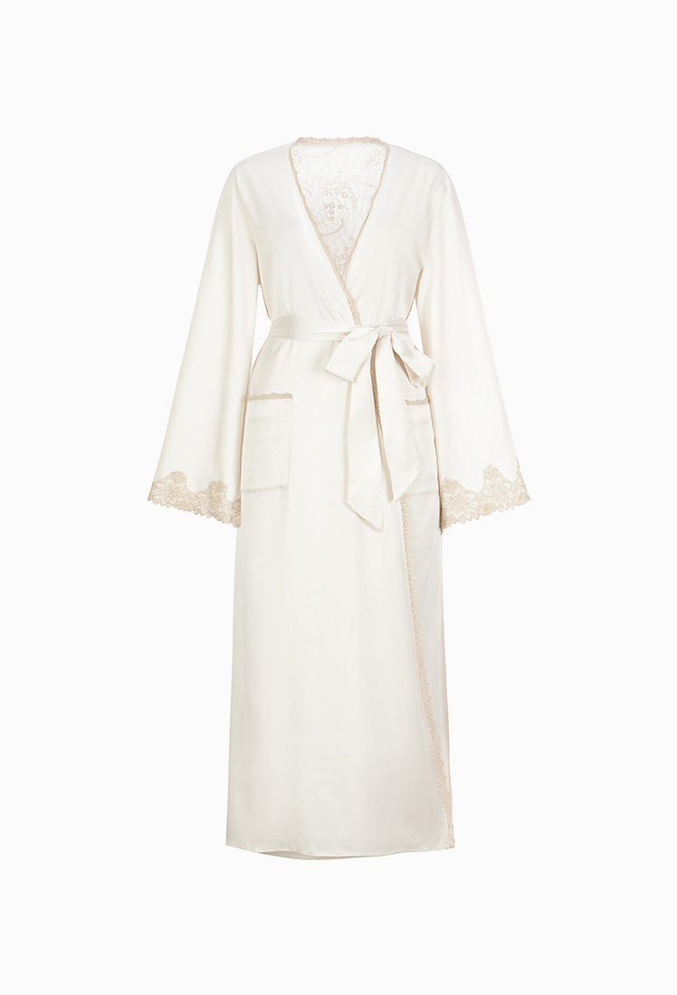 [GRACE SLIP] Long Robe (Ivory)