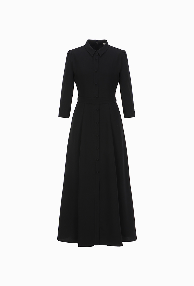 Claire Long Dress (Black)