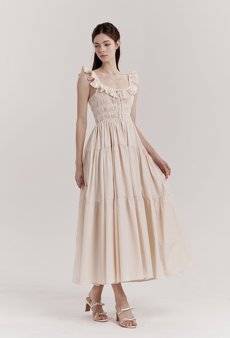 Liana Frill One-piece (Pink) - GRACE U