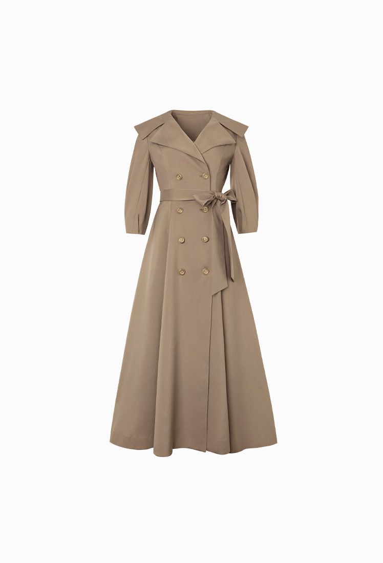 Camilla Trench Coat (Brown)