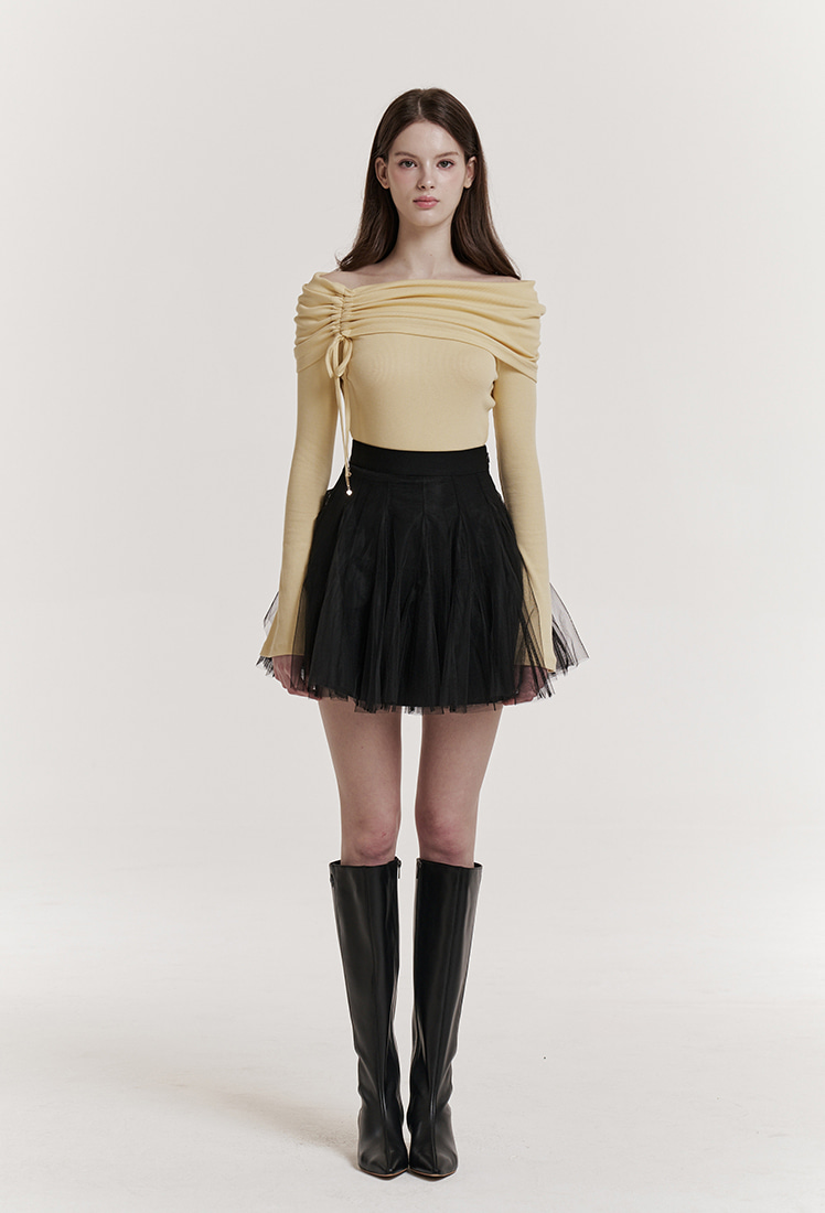 ★GRACE U★韓国高級ブランド★Shara Skirt★2色 Shop - Shop - GRACE U