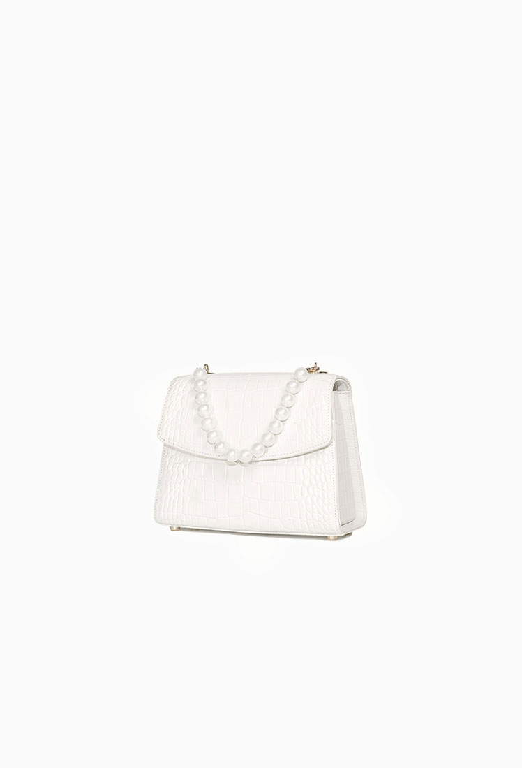 Grace Plie Mini Bag (White)