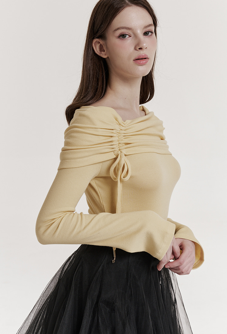Etoile Banding Sha Mini Skirt (Black) - GRACE U