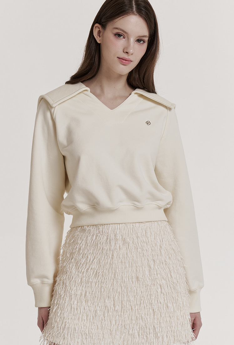 【Grace U】25SS★ Dana Fringe Mini Skirt (XS,S,M) Dana Fringe Mini Skirt (Cream) - GRACE U