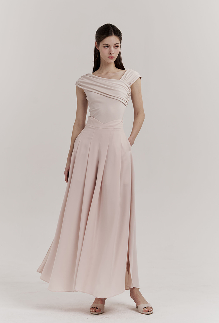 HB&YB] Isabel Halter-Neck One-piece (Pink) - GRACE U