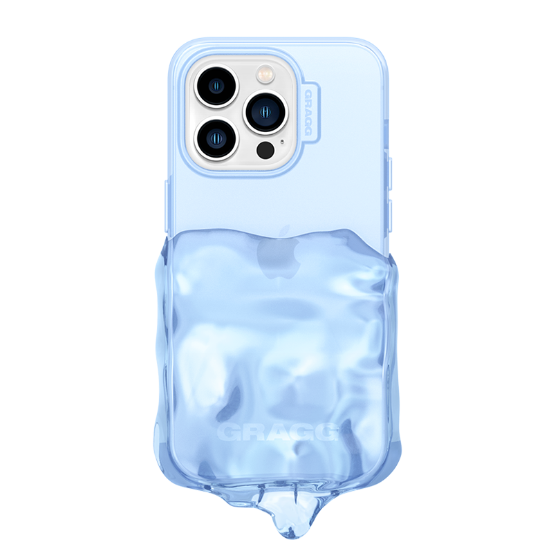 DOUBLE LAYERS CASE - CLEAR BLUE
