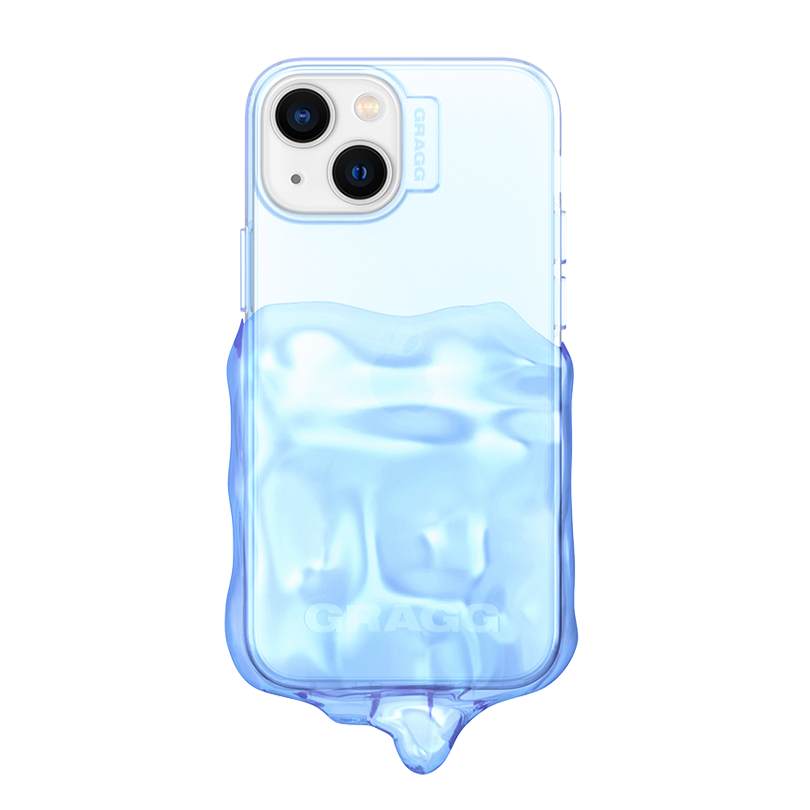 DOUBLE LAYERS CASE - CLEAR BLUE