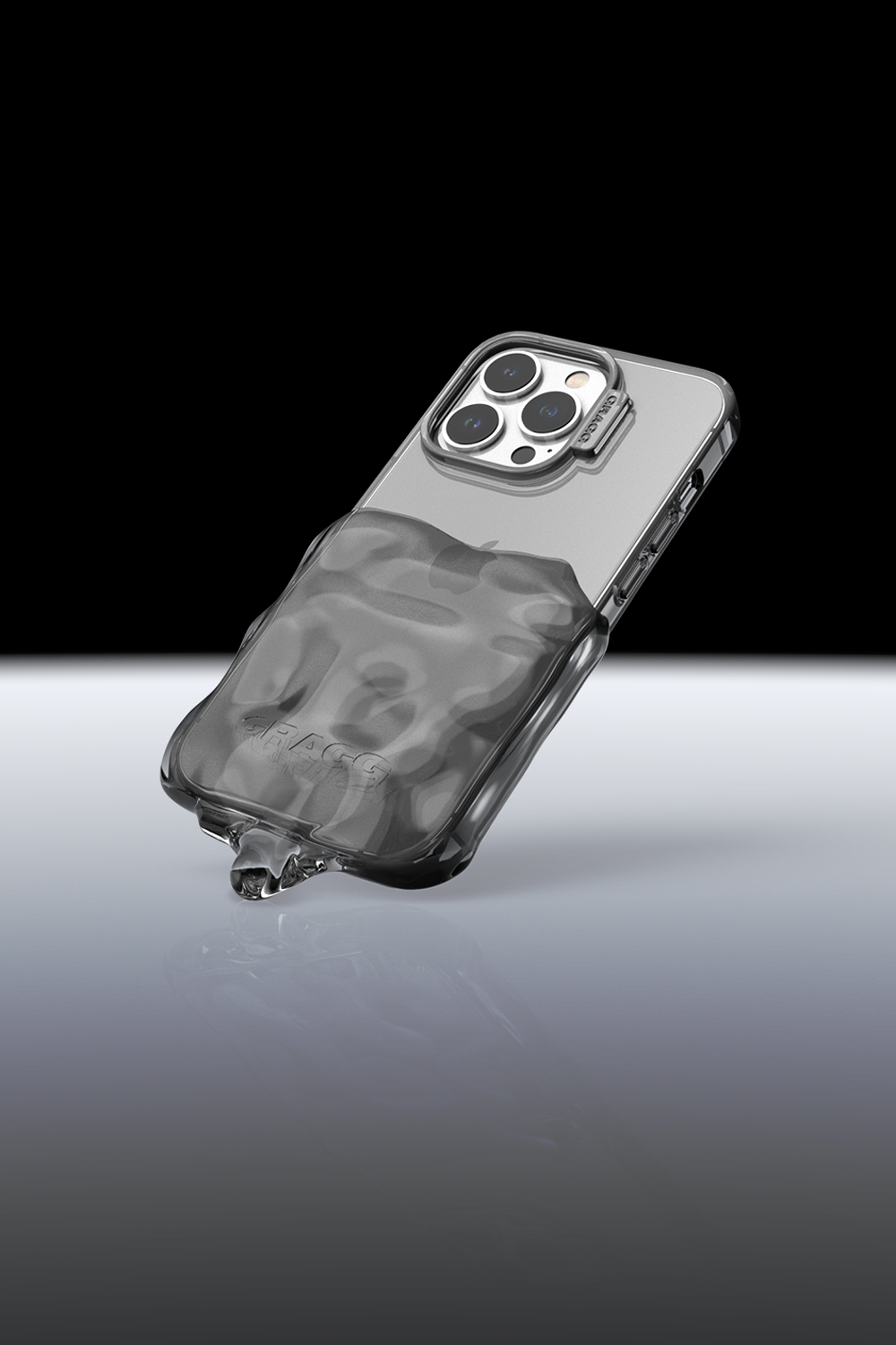 DOUBLE LAYERS CASE - CLEAR BLACK - GRAGG