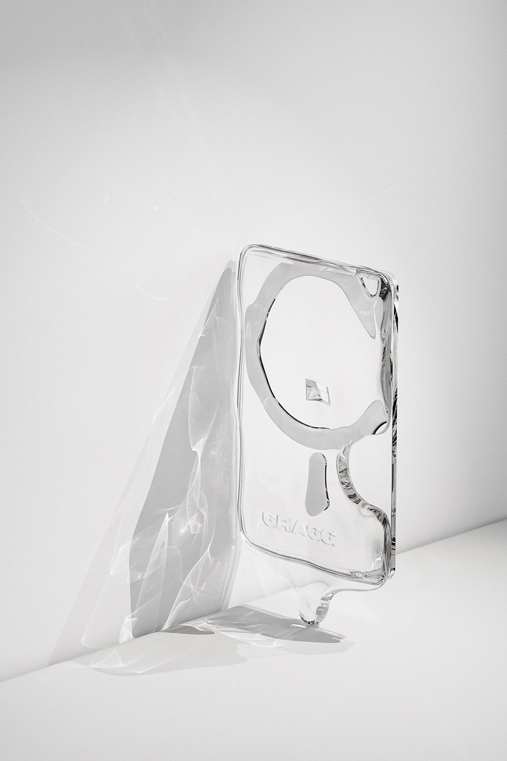 DOUBLE LAYERS MAGSAFE CARD SLOT - CLEAR - GRAGG