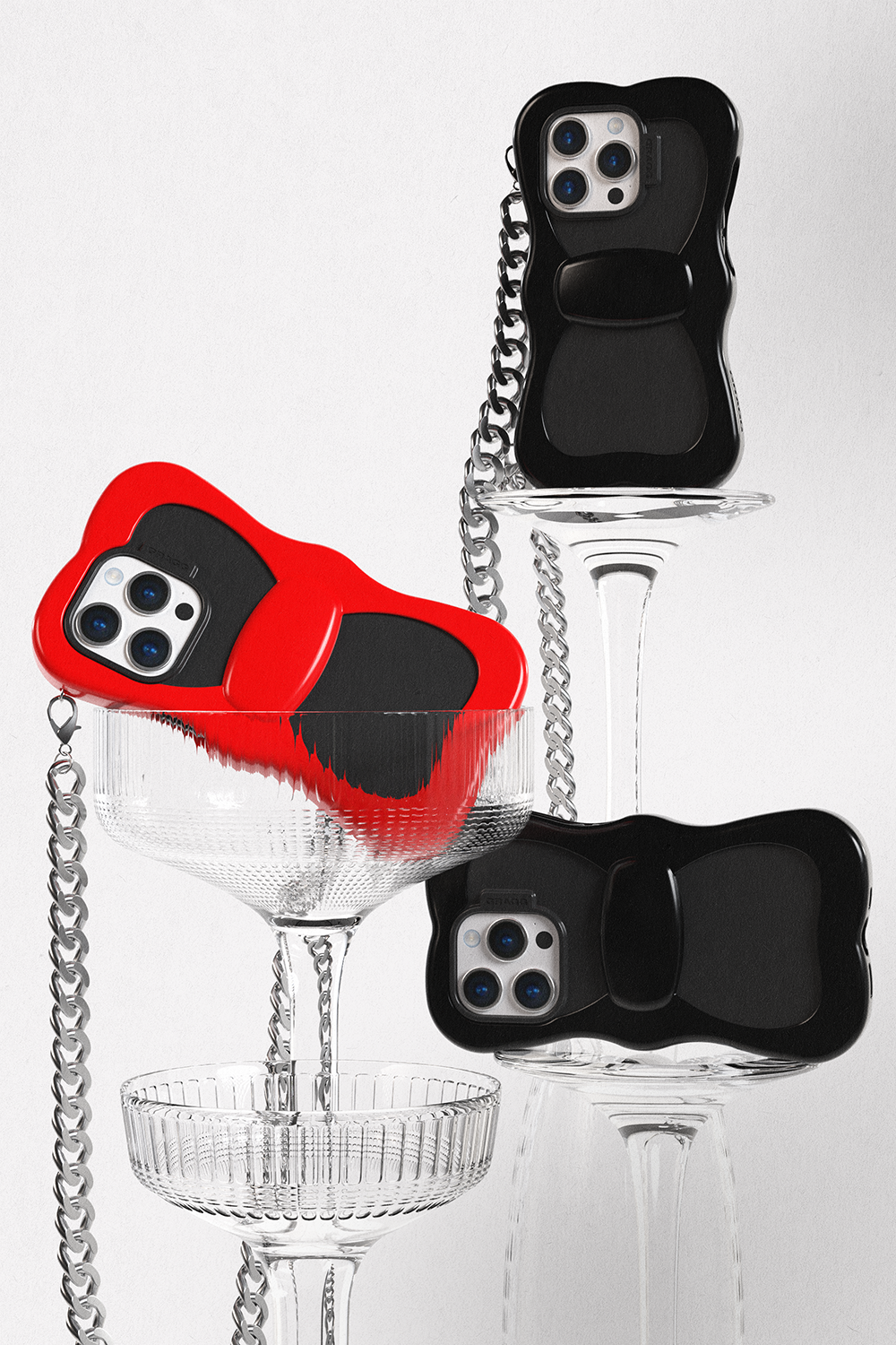 ★GRAGG☆LAYERED RIBBON CASE LAYERED RIBBON CASE - RED - GRAGG