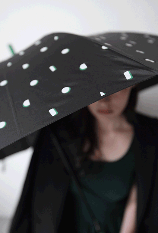 그린 포인트 도트 장우산