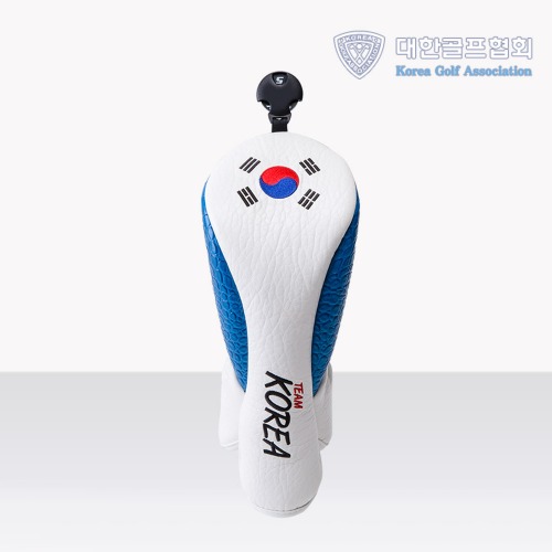GR 대한민국 골프 국가대표 공식 우드 헤드커버 크로커 블루