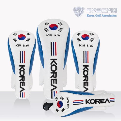 GR 대한민국 골프 국가대표 헤드커버 세트 코리아 블루(KGA 정품)