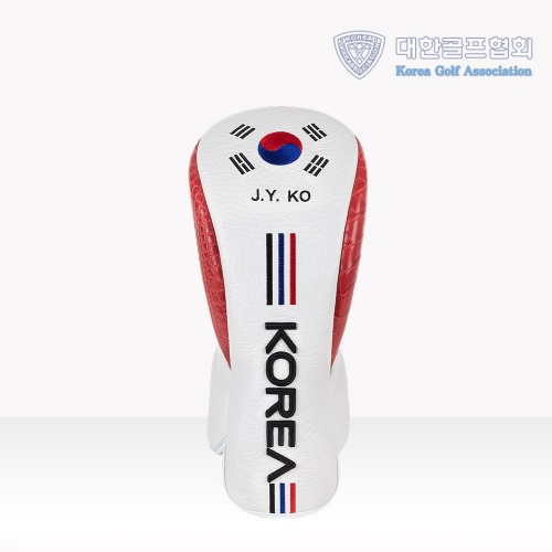 GR 대한민국 골프 국가대표 드라이버 헤드커버 코리아 레드(KGA 정품)