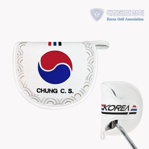 GR 골프 국가대표 말렛 퍼터 커버 전통태극(KGA 정품)