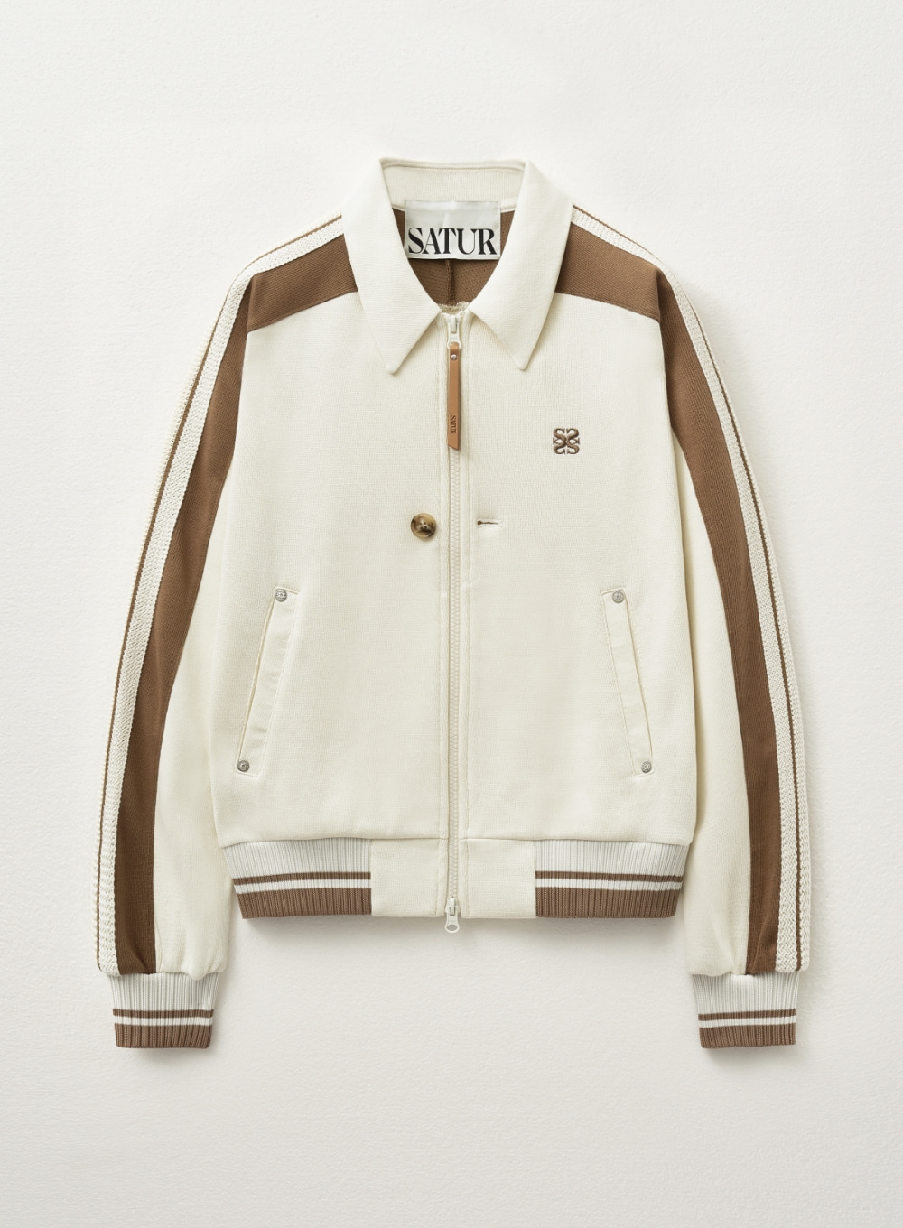 ジャケット・アウター Satur Lawton Collar Track Zip-Up Jacket 韓国SATUR セター】Lawton Collar Track Zip-Up Jacket (SATUR