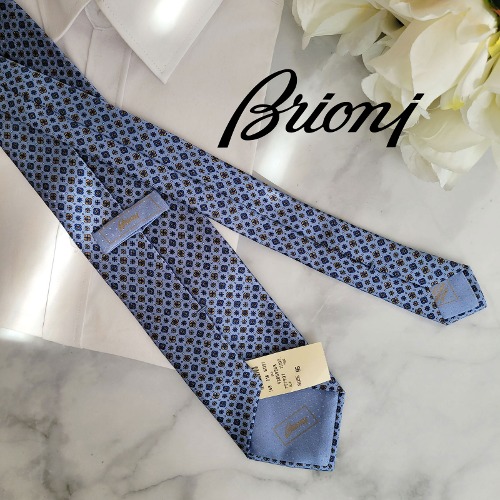 브리오니 정품 명품 넥타이 8.7cm 새제품 B1179