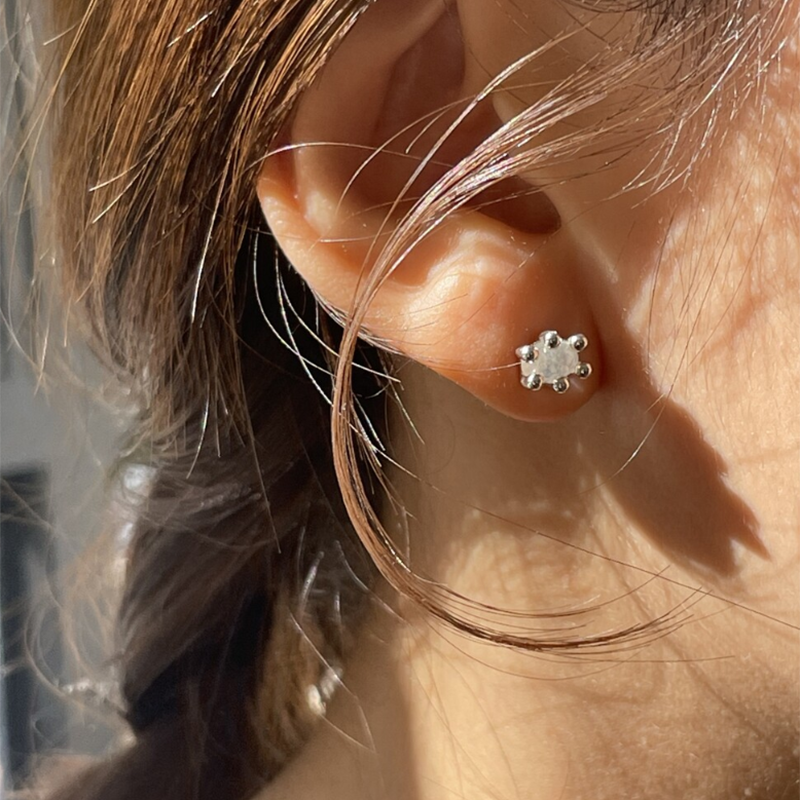 하이메 lace earring (gemstone)