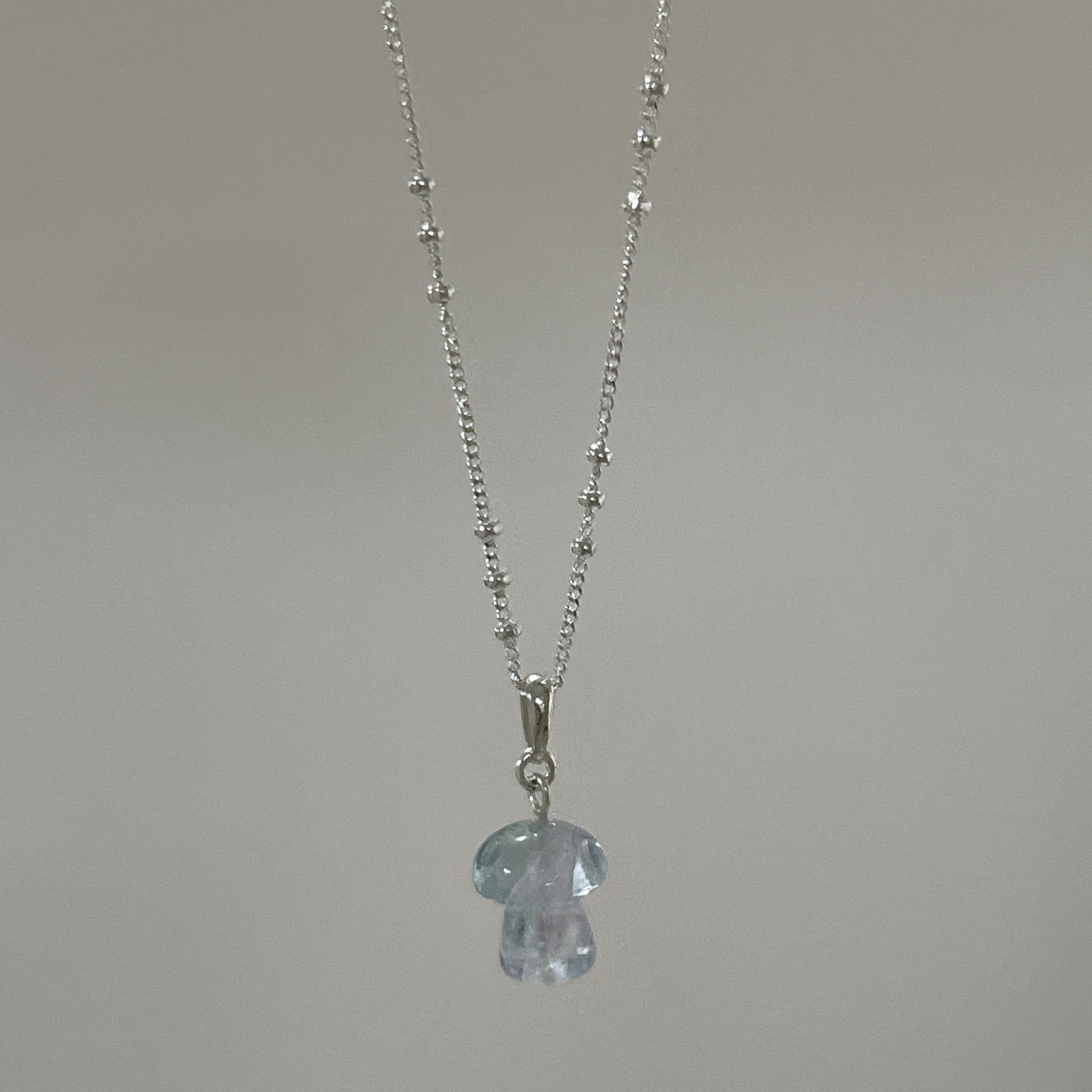 하이메 mushroom stone necklace