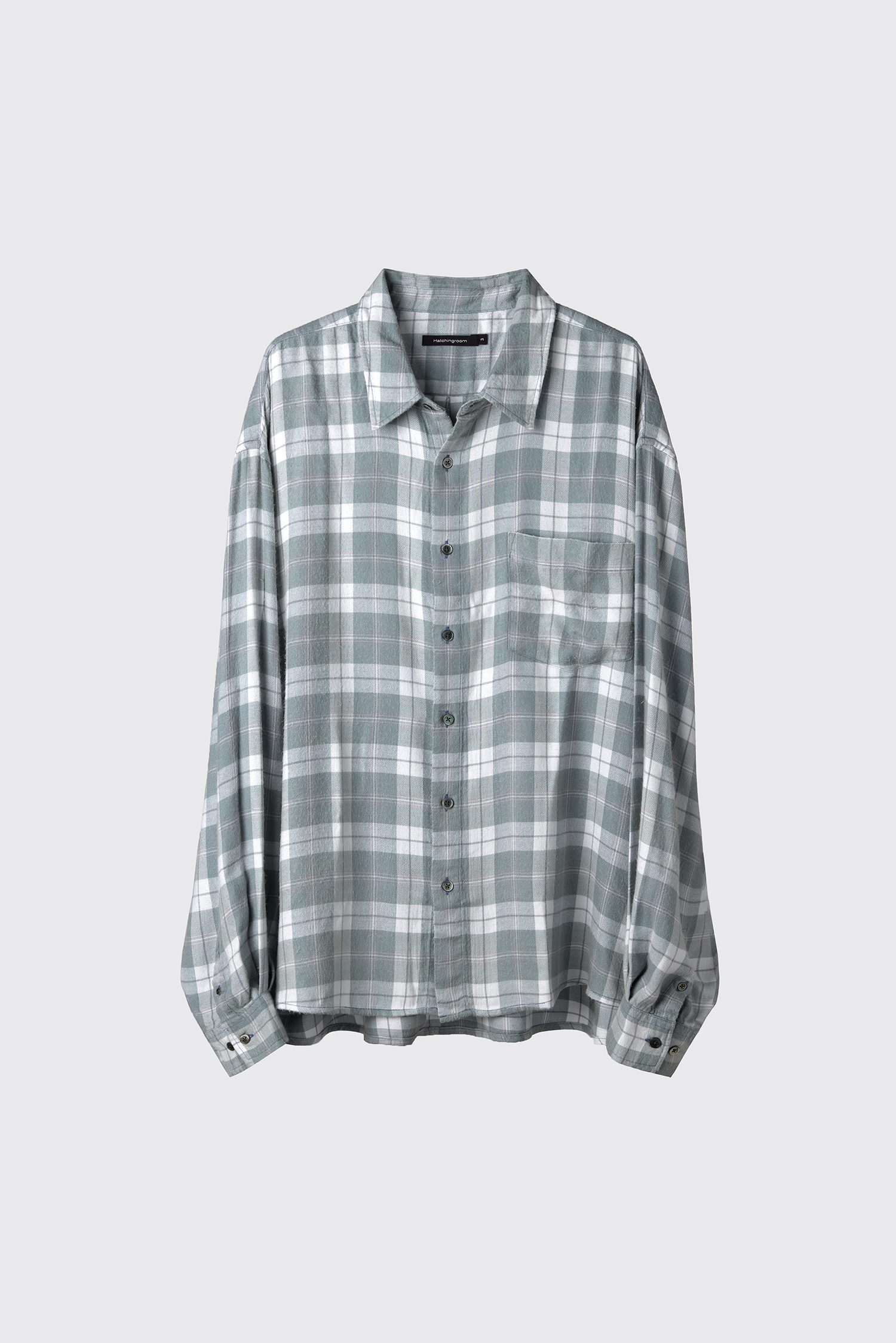 Classic Shirt Bleached Check Grey/Pink
