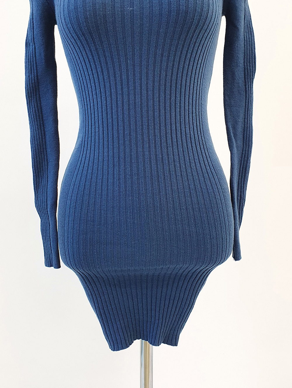 dress navy blue color image-S1L30