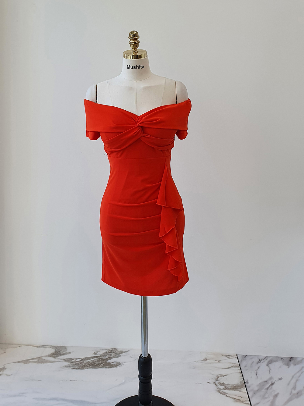 ドレス バーガンディ 商品カラー画像-S1L14