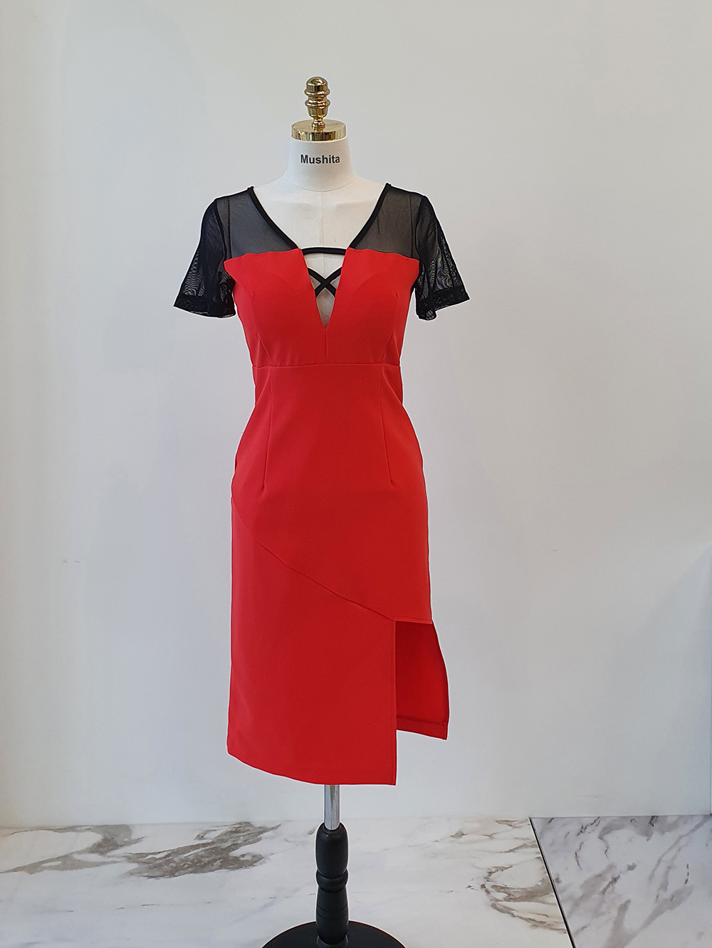 ドレス レッド 商品カラー画像-S1L14
