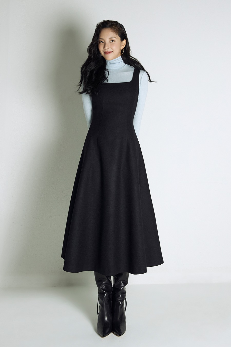 NO.9 DRESS - BLACK
