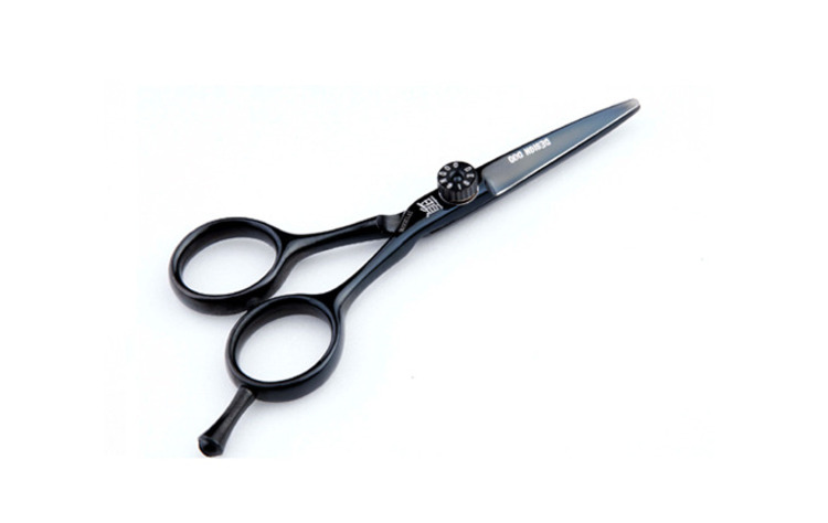 [딜러판매가격 90만원]미니블랙블런트 4.5인치-정통 비달사순 스타일 전용 블런트 가위Mini black blunt Scissors 4.5 inch-most easily and ideally express exquisite and delicate cuts needed to direct a geometric style