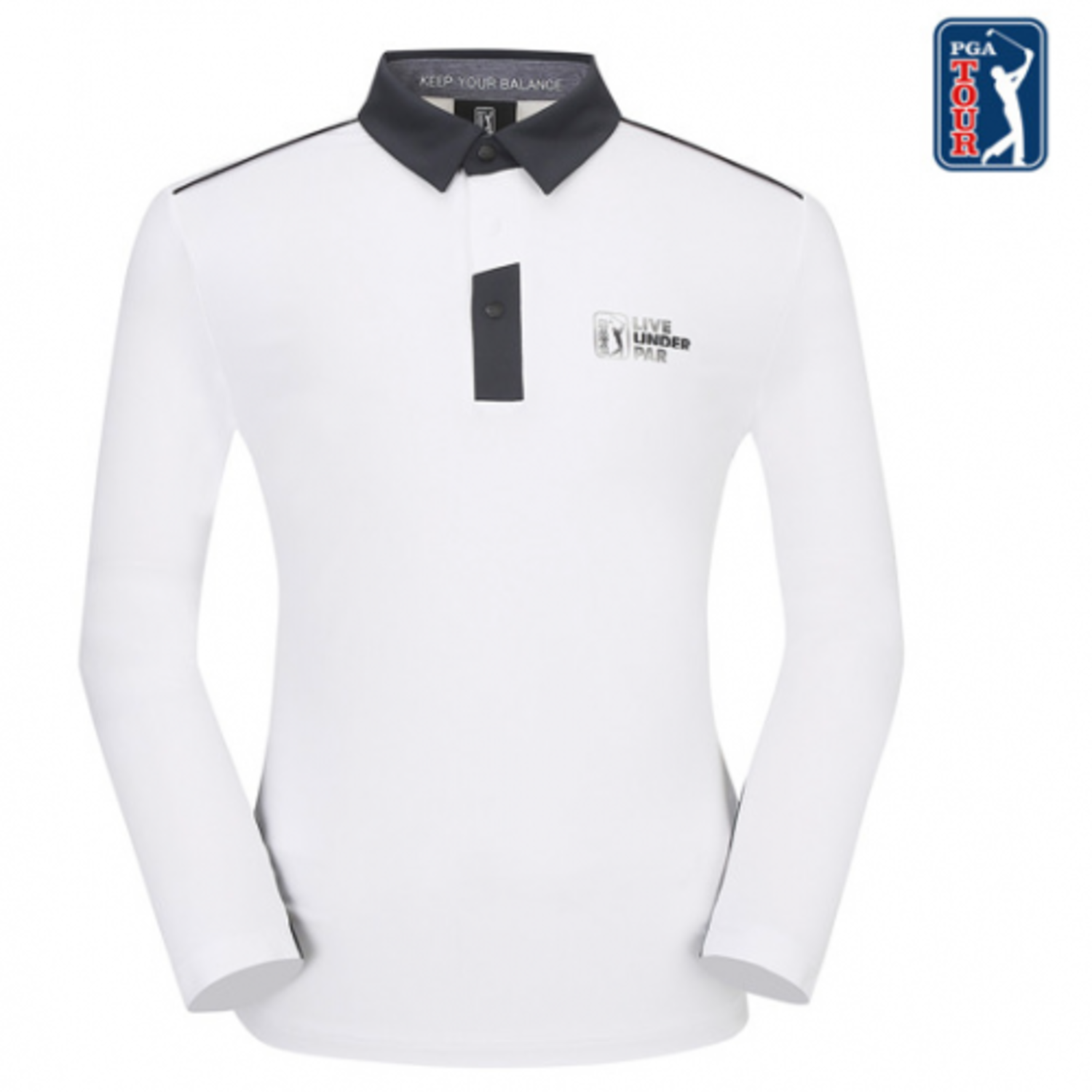 [GSH] PGA TOUR&amp;LPGA 남성 스윙밸런스 스윙패턴 티셔츠 L211TL101P