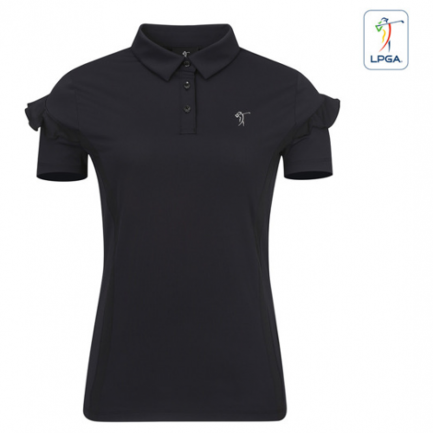 [GSH] PGA TOUR&amp;LPGA 여성 플레어 포인트 반팔 티셔츠 L212TS521P19