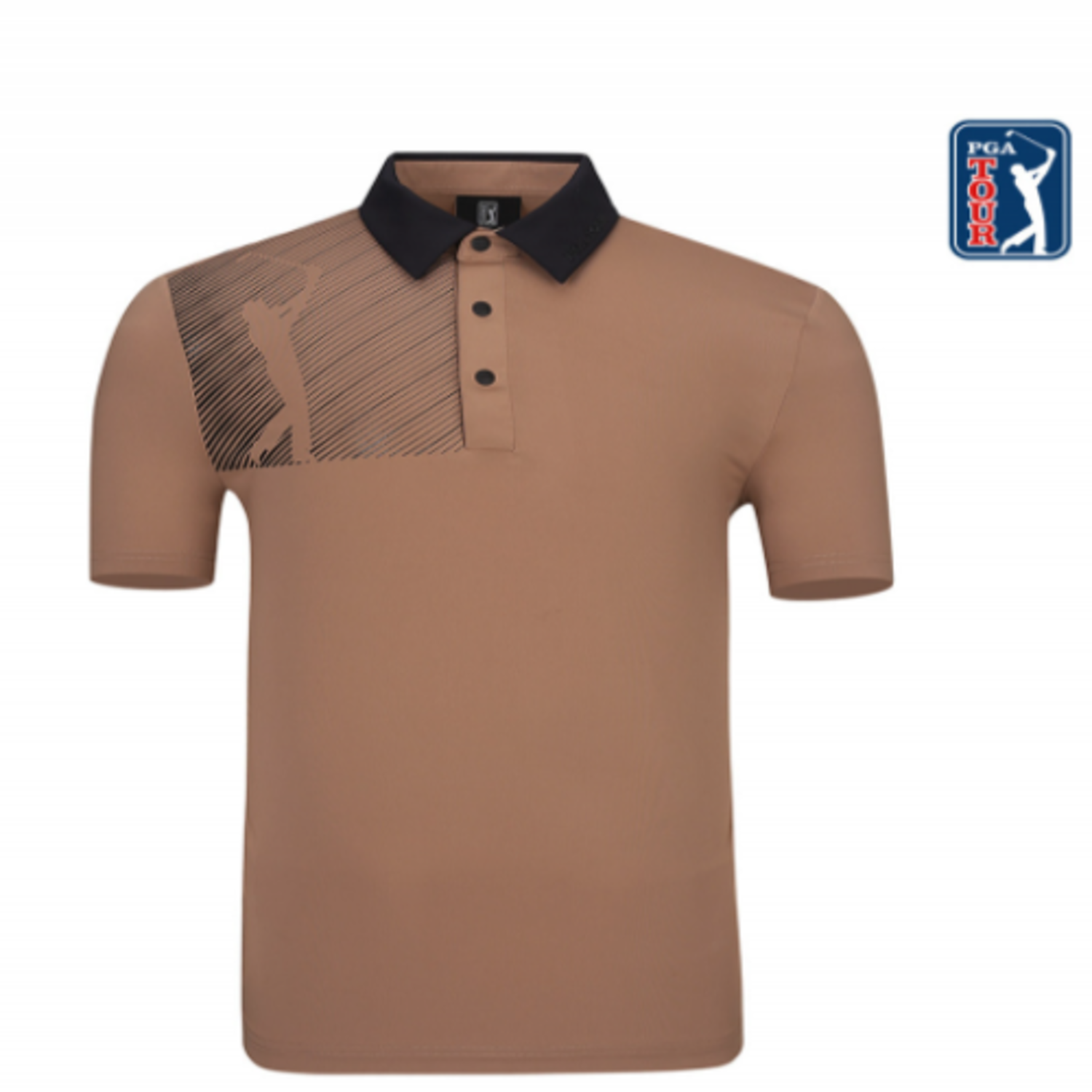 [GSH] PGA TOUR&amp;LPGA 남성 로고포인트 반팔 티셔츠 L213TS101P87
