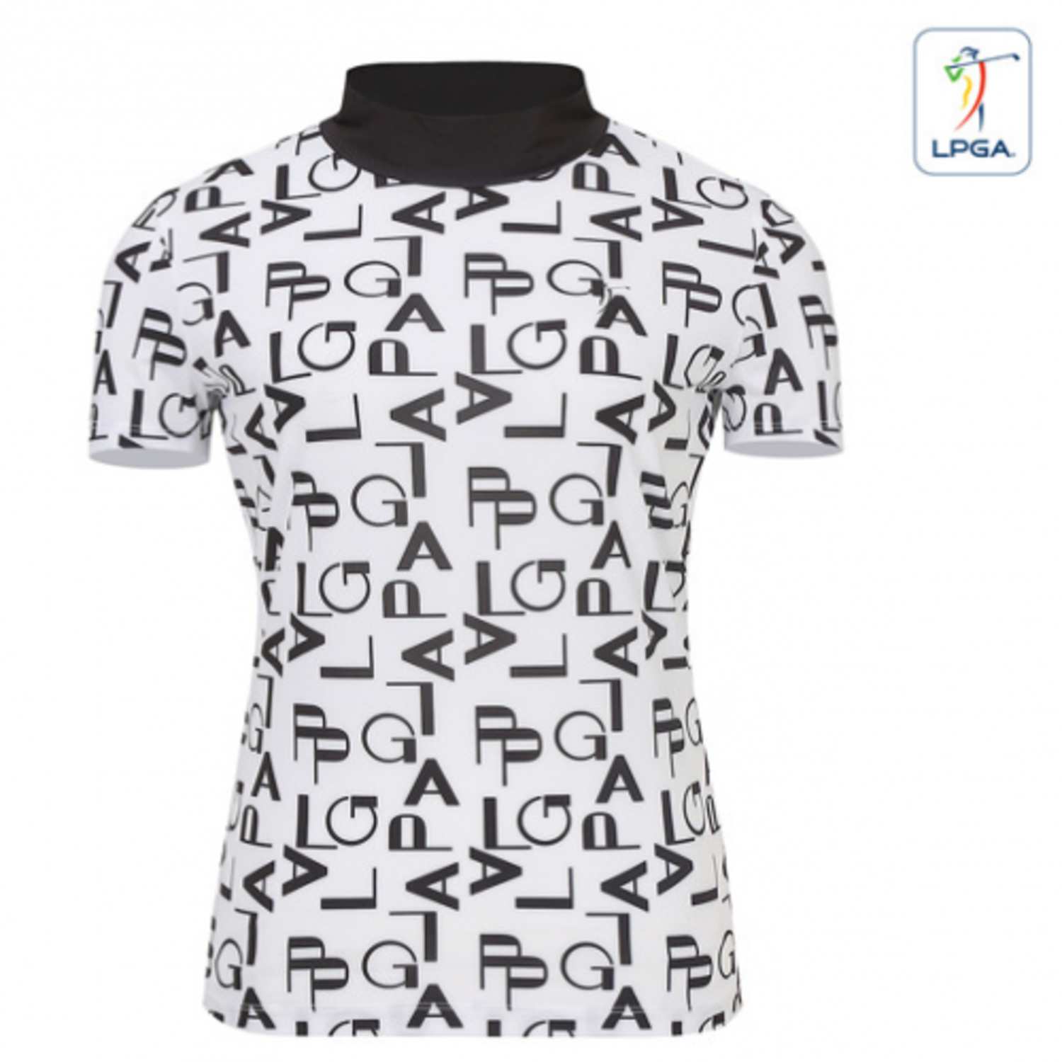 [GSH] PGA TOUR&amp;LPGA 여성 모노그램 패턴 티셔츠 L212TS534P00