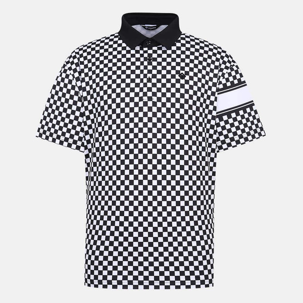 [레노마골프] 남성 체커 보드 카라 반팔 티셔츠 RMTPM2130-199