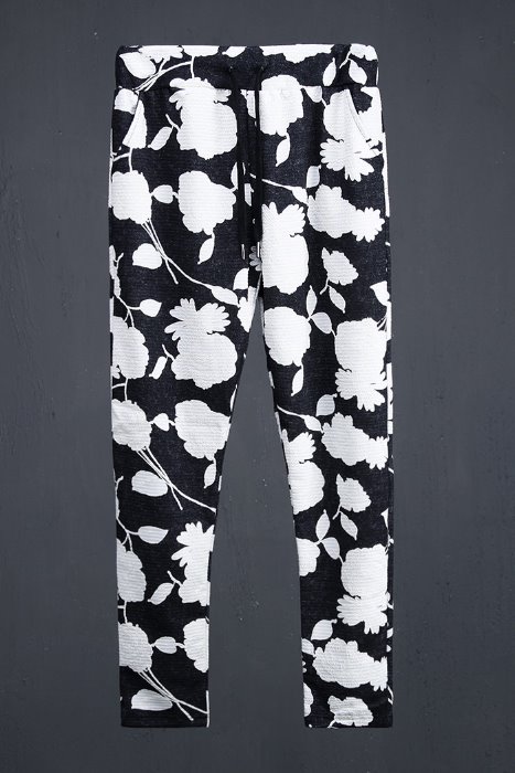 ByTheRFloral pattern baggy training pants