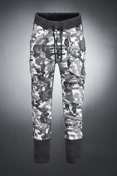 Camo Brushed Overbanding Jogger Pants