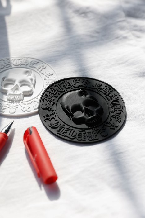 ByTheR Skull Logo 3D Silicone Patch
