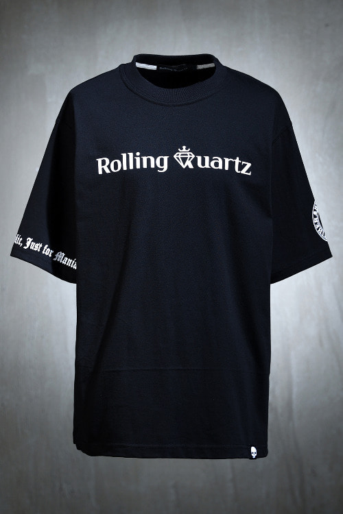 ByTheR X Rolling Quartz Short Sleeve T-Shirt Black White
