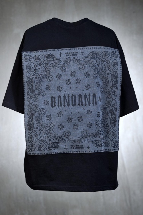 ByTheRBandana paisley patch short sleeve t-shirt