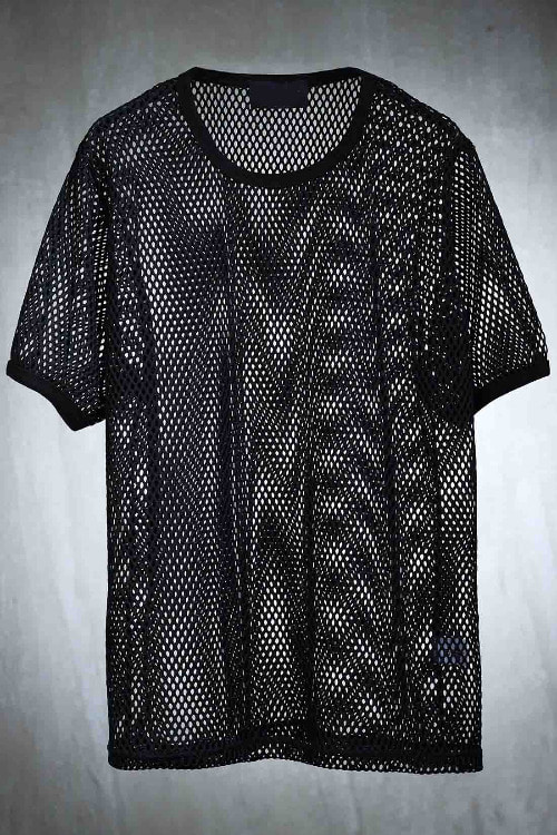 ByTheRLoose fit see-through mesh short sleeve t-shirt