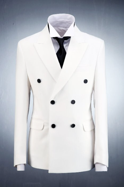 Ivory  Classic Double Blazer Suit