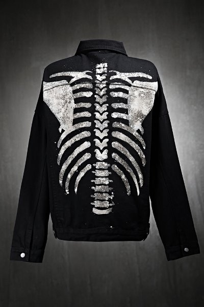 ByTheRByTheR Custom Bone X-Ray Demineralized Cotton Jacket