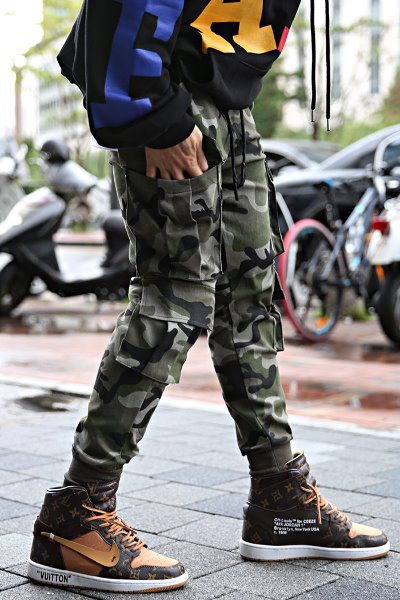 Military Cotton Banded Cargo Pants