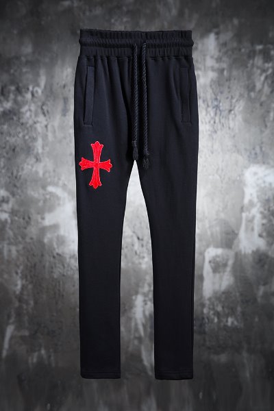 ByTheRByTheR Red Cross Embroidery Training Pants